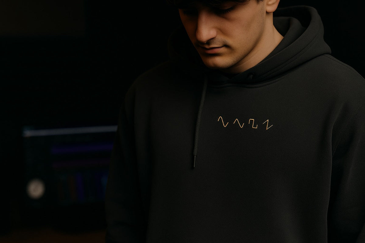 Bounced Basic Shapes Music Producer Clothing Hoodie
